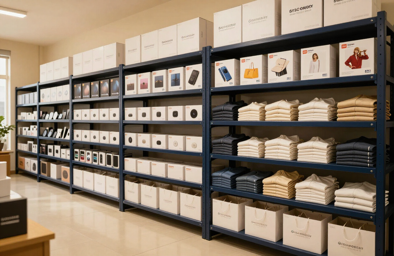 A home-furnishings showroom with curtains, furniture and décor